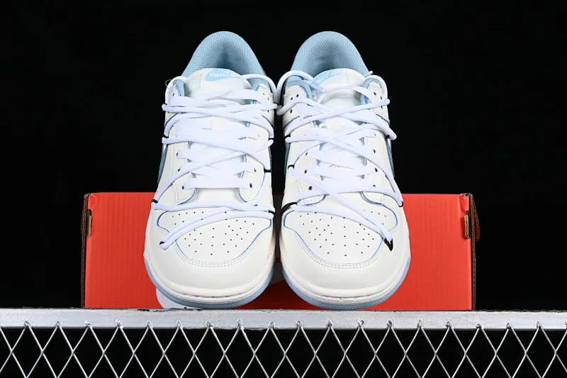 All Categories Nk SB Dunk Series Nk SB Dunk Low Low-top Sneakers Nk Dunk Low Summer Feeling Sea Salt Milk Ice Customized Deconstructed Strap Casual Sneakers DD1503-123